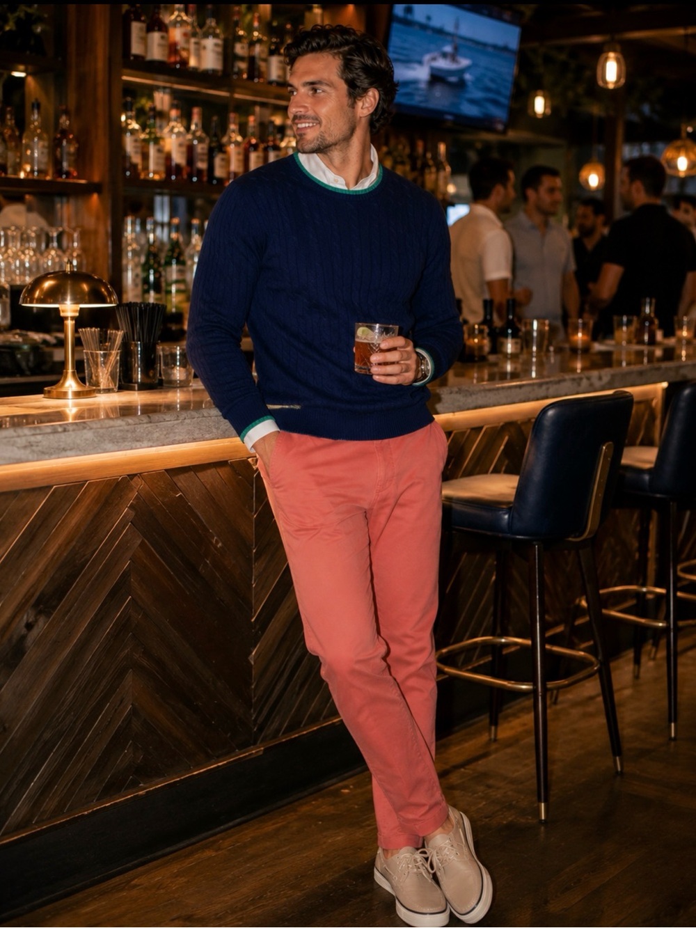 J.Crew 770 Straight Fit Broken-In Chino Pants Coral Pink Men’s 34x32 NWT